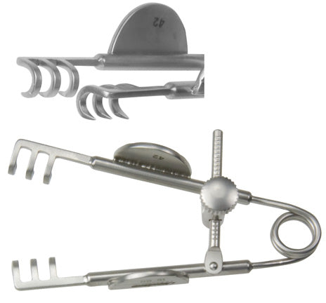 Miltex Agricola Lacrimal Sac Retr 1-1/2, 3X3 Sharp Prongs