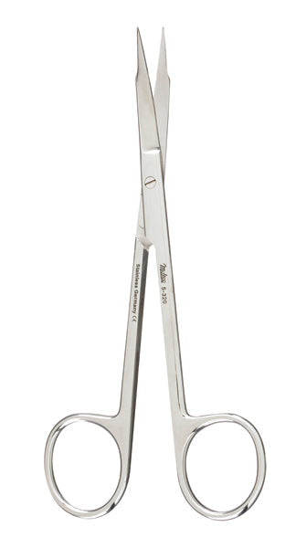 Miltex Goldman-Fox Scissors, 5-1/8, Cvd,1 Serrated Blade