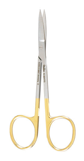 Miltex Iris Scissors 4-1/2, Tc, Straight, Fine, Sharp