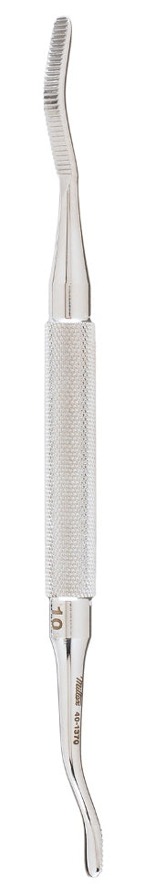 Miltex Bone File 7, No. 10 Pattern, D/E, Plain Serrations