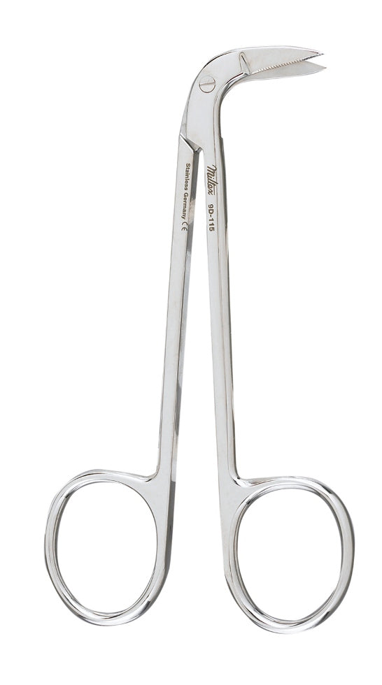 Miltex Matrix Scissors, 4-1/2, Right Ang, One Serrated Blade