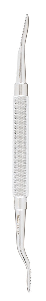 Miltex Bone File 7, No. 33, Double Ended, Serrated