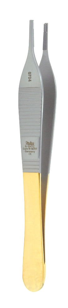 Miltex Brown-Adson Tissue Forceps 4-3/4, Tc, Straight