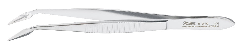Miltex Carmalt Splinter Forceps 4-1/8, Curved, Serrated