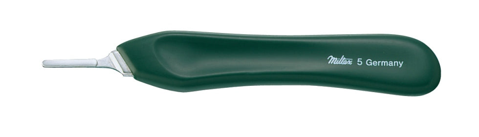 Miltex Knife Handle 5, Style No. 5,Green Plastic W/Ss Tip
