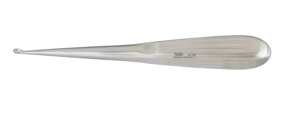 Miltex Spratt (Brun) Curette, 6-3/4, Oval Cup, Size 5