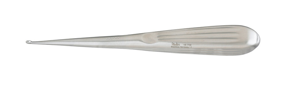 Miltex Spratt (Brun) Curette, 6-3/4, Oval Cup, Size 0000