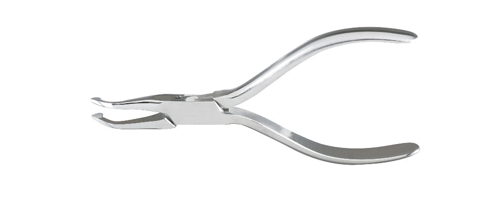 Miltex Utility Pliers, How, Offset, 111, Angled Serrated Tips