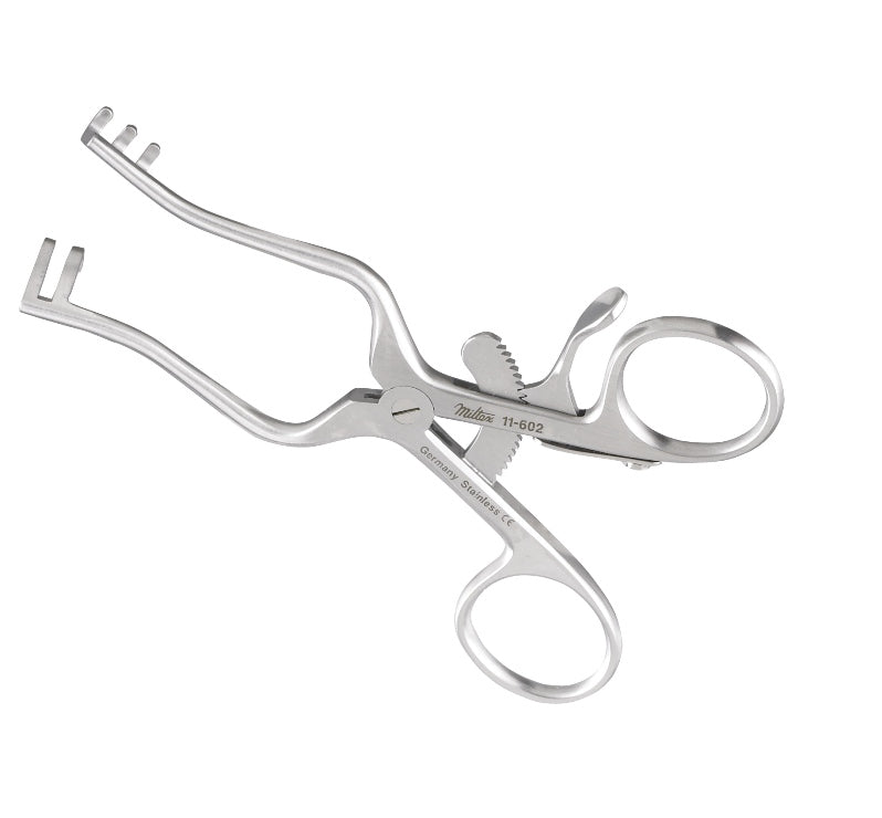 Miltex Weitlaner Retractor, 4-3/8, 2 X 3 Teeth, Blunt