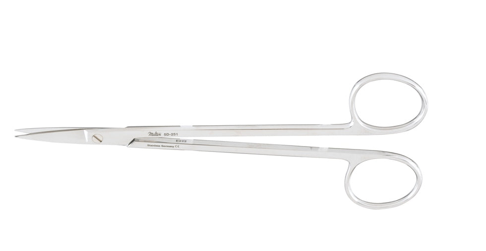 Miltex Kelly Scissors, 6-1/4, Str, Sharp,W/One Serrated Blade