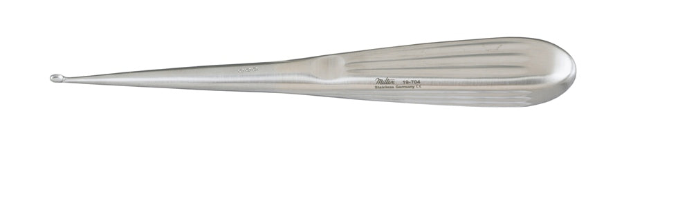 Miltex Spratt (Brun) Curette, 6-3/4, Oval Cup, Size 000