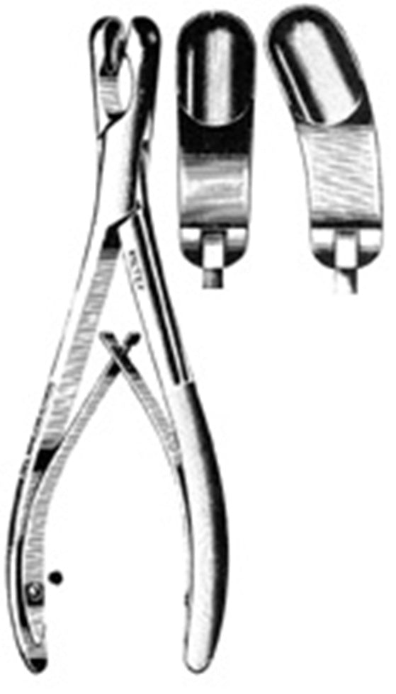 Miltex Luer Rongeur 7-1/4, Straight, 8.3Mm Bite