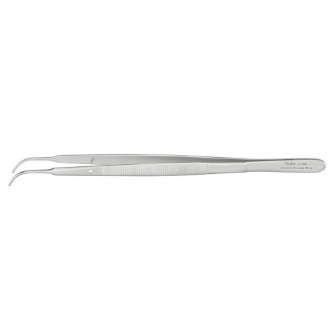 Gerald Tissue Forceps 7- Curved- 1X2 Teeth