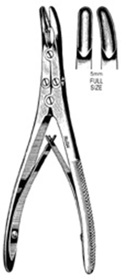 Miltex Ruskin Rongeur 7-1/4, Straight, 6Mm Bite