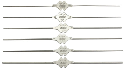 Bowman Lacrimal Probe- 5-1/8- Sizes 5-6- Silver