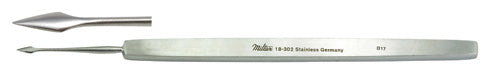 Miltex Walter Corneal Spud 4-3/4, 2Mm Blade, Straight