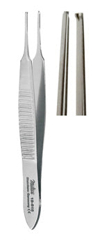 Miltex Von Graefe Iris Forceps 2-3/4, Straight, 1X2 Teeth