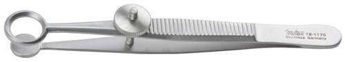 Miltex Ayer Chalazion Forceps 3-5/8, Fenestrated Jaw