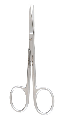 Miltex Iris Scs, 4-1/8, Str, 1-1/4 Blades, Heavy Pattern