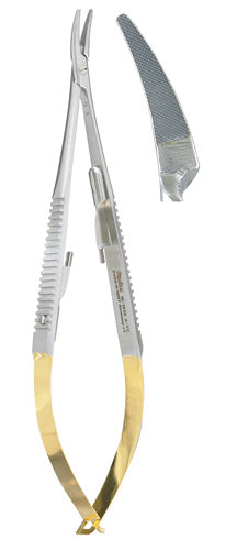 Miltex Castroviejo Needle Holder 5-1/2 Cvd,Serrated, Tc