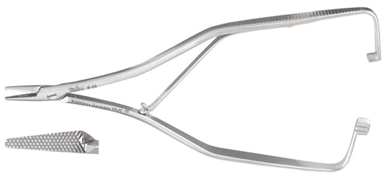 Miltex Boynton Needle Holder, 4-7/8, Serrated Jaws