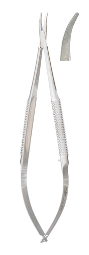 Miltex Microsurgery Needle Holder 5-1/2, Curved Jaw