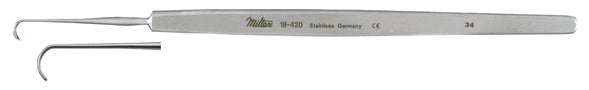 Miltex Wiener Corneal Hook 4-7/8, 5Mm Blunt Hook