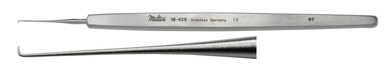 Miltex Nugent Hook 4-3/4, Right Angle 0.75Mm Sharp Hook
