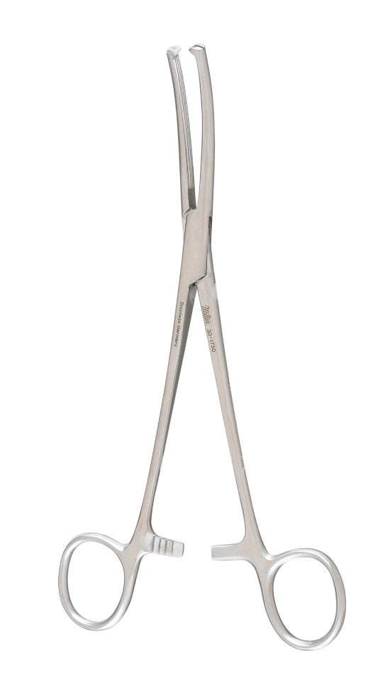 Miltex Long Hyster Forceps 7-1/2 Longit Serrated 1X2 Tth Curved