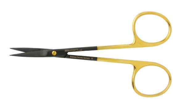 Miltex Iris Scissors 4-5/8, Ceramic-Supercut-Tc, Curved