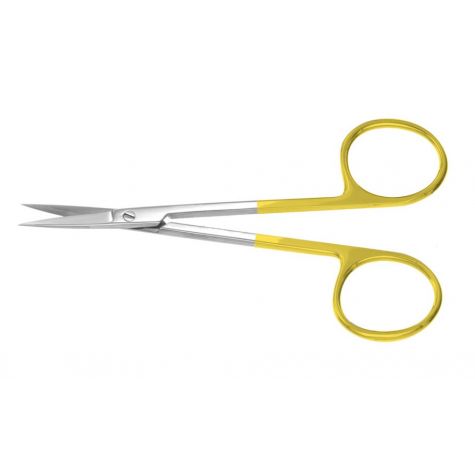 Miltex Iris Scissors 4-1/2, Supercut,Tc,Crvd,Sharp Points