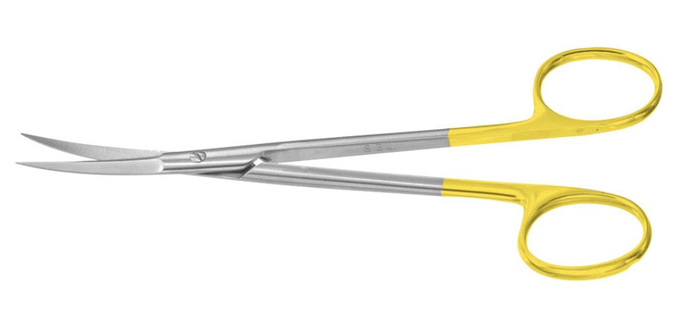 Miltex Peck-Josph Scissors 5-5/8, Tc, Curved, Serrated