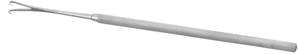 Nasal Tenaculum Hook 6-1/4- 2 Shp Prongs- 7Mm Wide