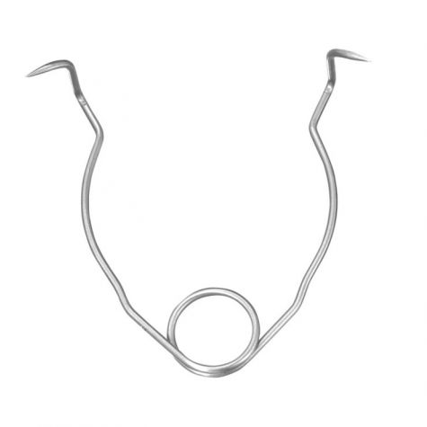 Farr Style Spring Retractor 2 Wide- Sharp Points
