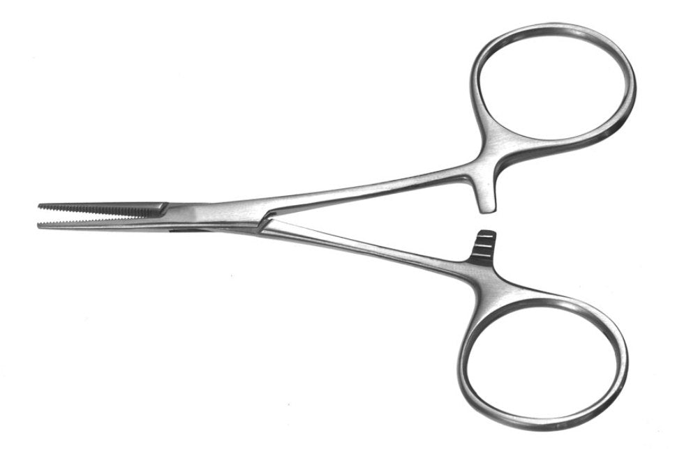 Mosquito Forceps- 4- Long- Straight- Serrated Jaws