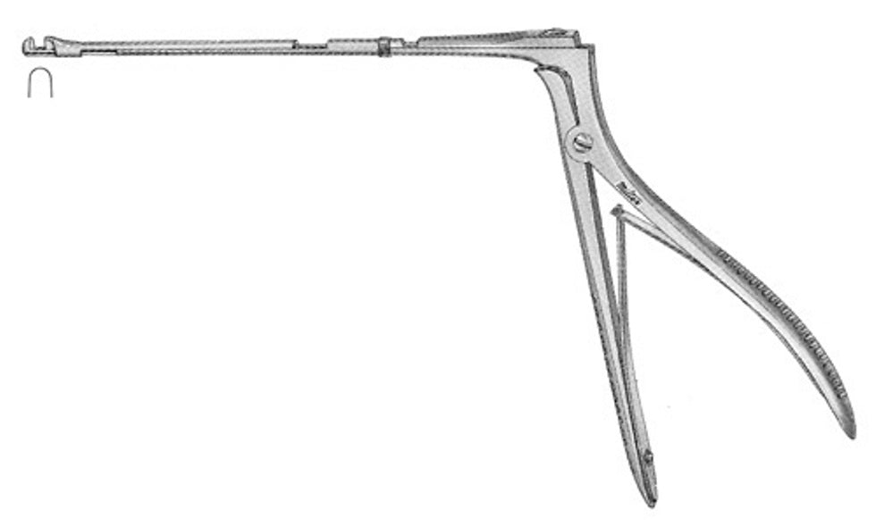 Miltex Hajek-Kofler Sphenoid Punch Forceps,6-3/4,W/Fix. Nut