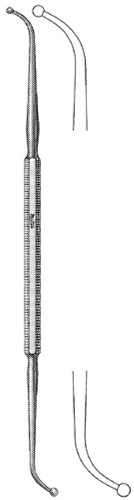 Miltex Ball End Elevator 6-3/4,D/E,2.1Mm And 3Mm Dia Ends