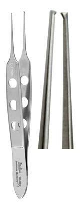 Miltex Bishop-Harmon Micro Tissue Forceps 3-3/8, 1X2 Teeth