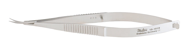 Miltex Micro Iris Scissors 4, Curved, Sharp/Sharp