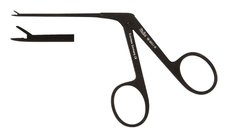 Miltex Micro Ear Forceps 3 Shaft, 4.2Mm Serratedated Jaw, Ebony