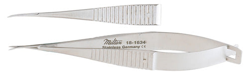 Miltex Micro Scissors 3, Curved, Super Fine Blades, Sharp