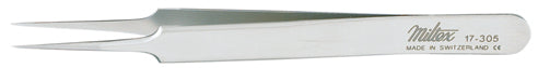 Miltex Jeweler Style Forceps, 4-3/8, Style 5, Super Fine Jaw