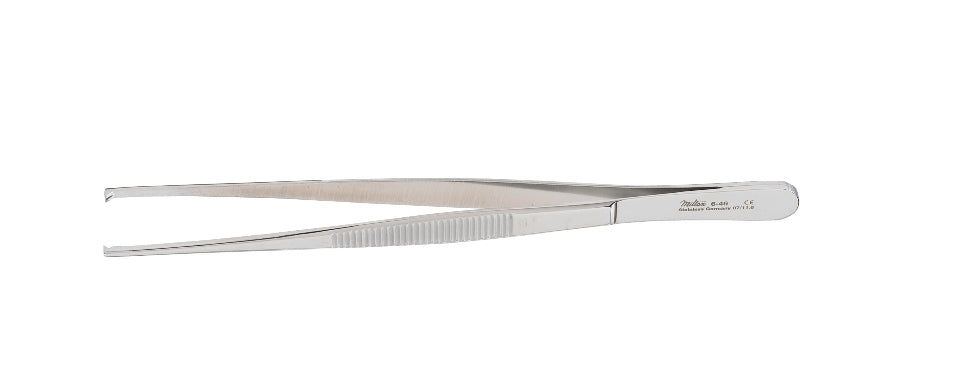 Tissue Forceps- 6- 1X2 Teeth- Serrated Handles