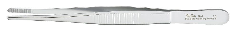 Miltex Dressing Forceps 4-5/8, Serrated Tips & Handles