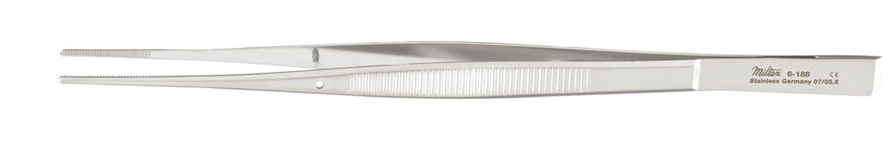 Miltex Cushing Dressing Forceps 6-3/4, Scraper End