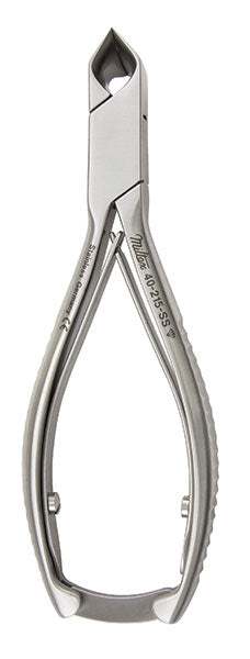 Miltex Nail Nipper 5-3/8, Ang Concave Jaws, Double Spring
