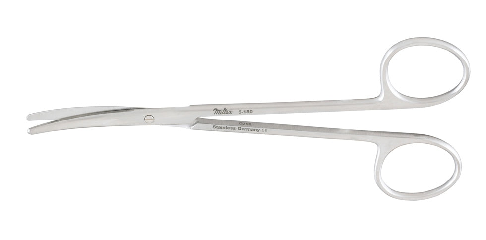 Miltex Metzenbaum-Lahey Scissors 5-5/8, Standard,Curved,Blunt
