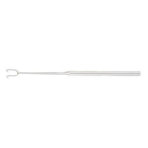 Miltex Joseph Hook, 6-1/4, 2 Prongs, Sharp, 12Mm Wide
