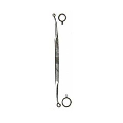 Miltex Faulkner Antrum Curette 8-1/2, Double-Ended, Sharp