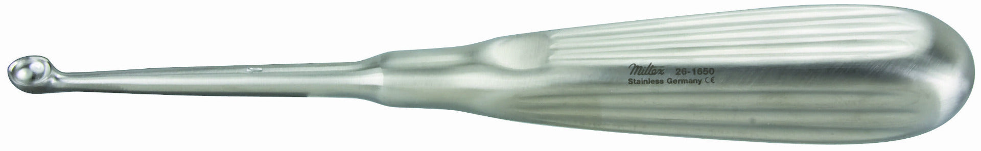 Miltex Bruns Bone Curette 6-3/4,Rnd Cup,10.2Mm Dia,Size 3